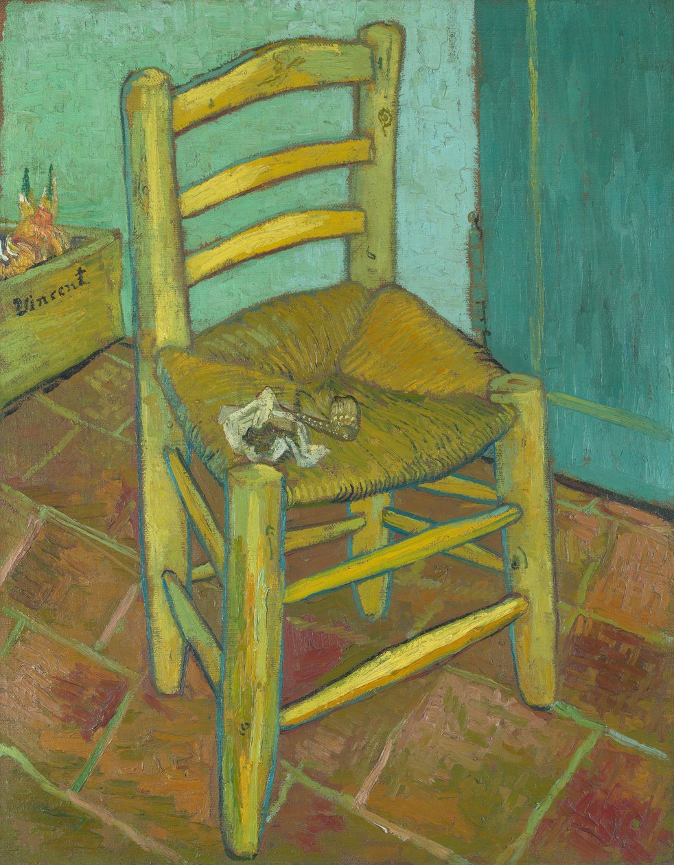 Vincents stol, 1888 av Vincent van Gogh