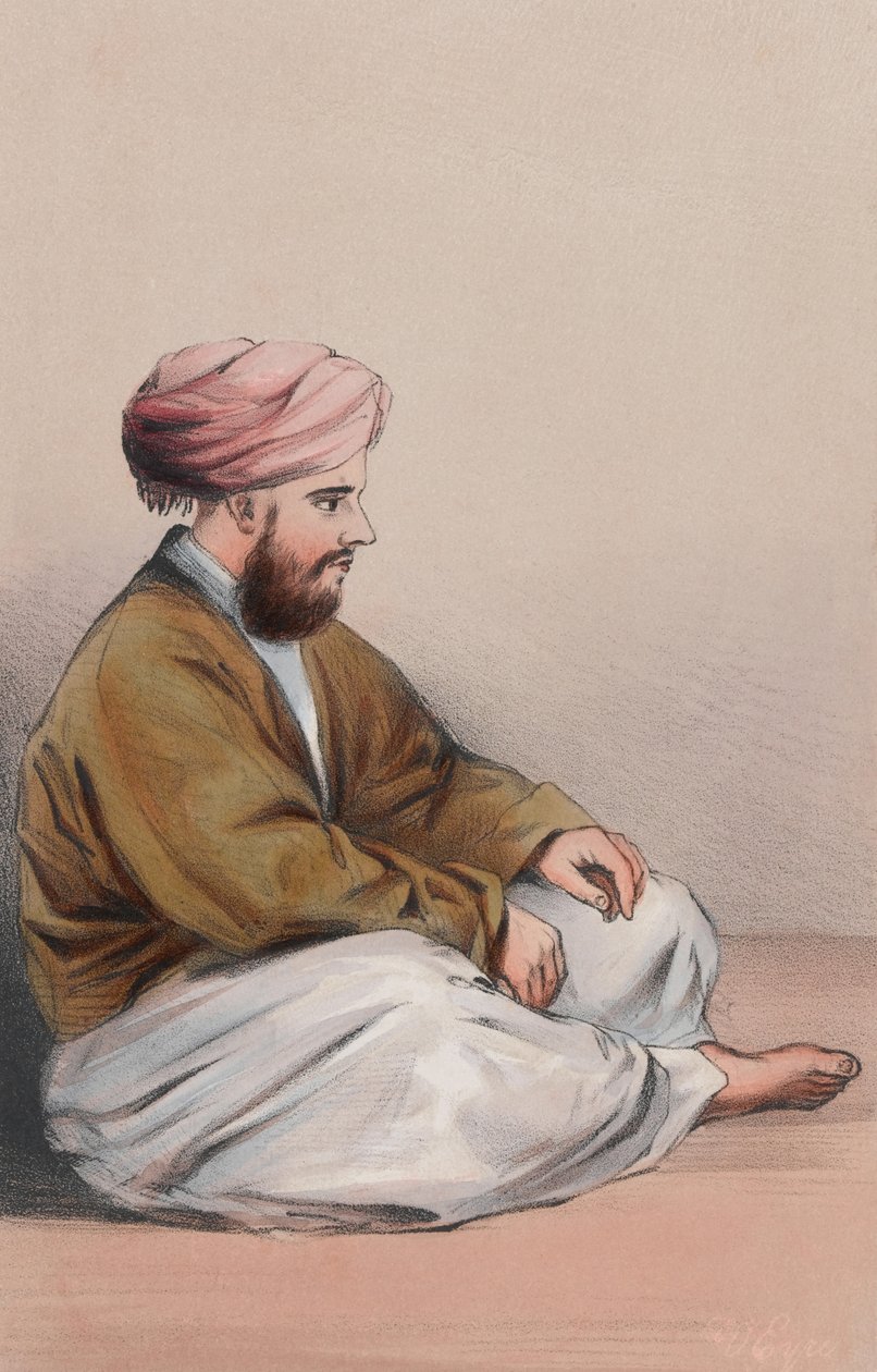Kapten C Troup, Shahs tjänst, 48:e bengaliska infödda infanteriet av Vincent (after) Eyre