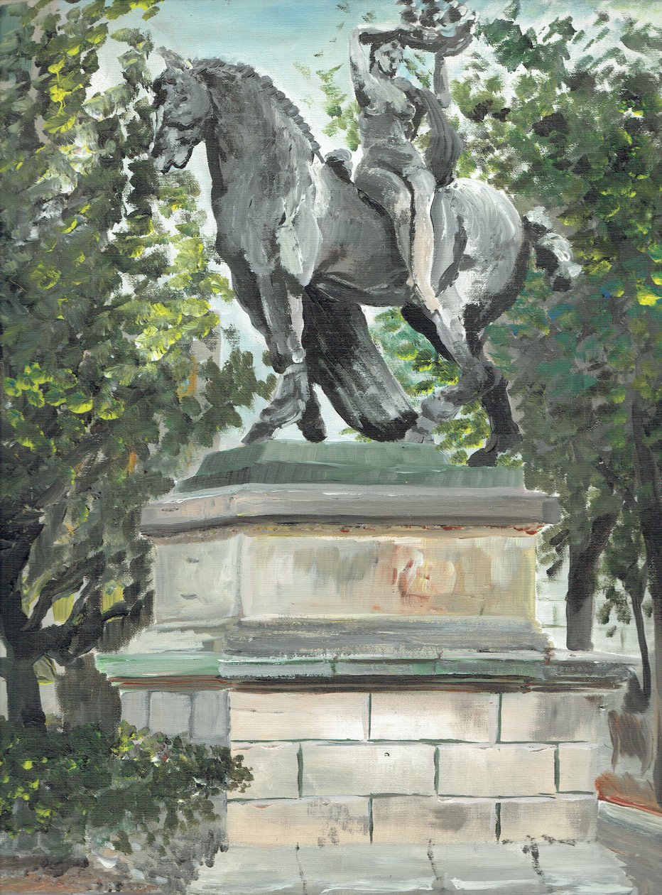 Art Barcelona, 1994, (akryl på dukskiva) av Vincent Alexander Booth