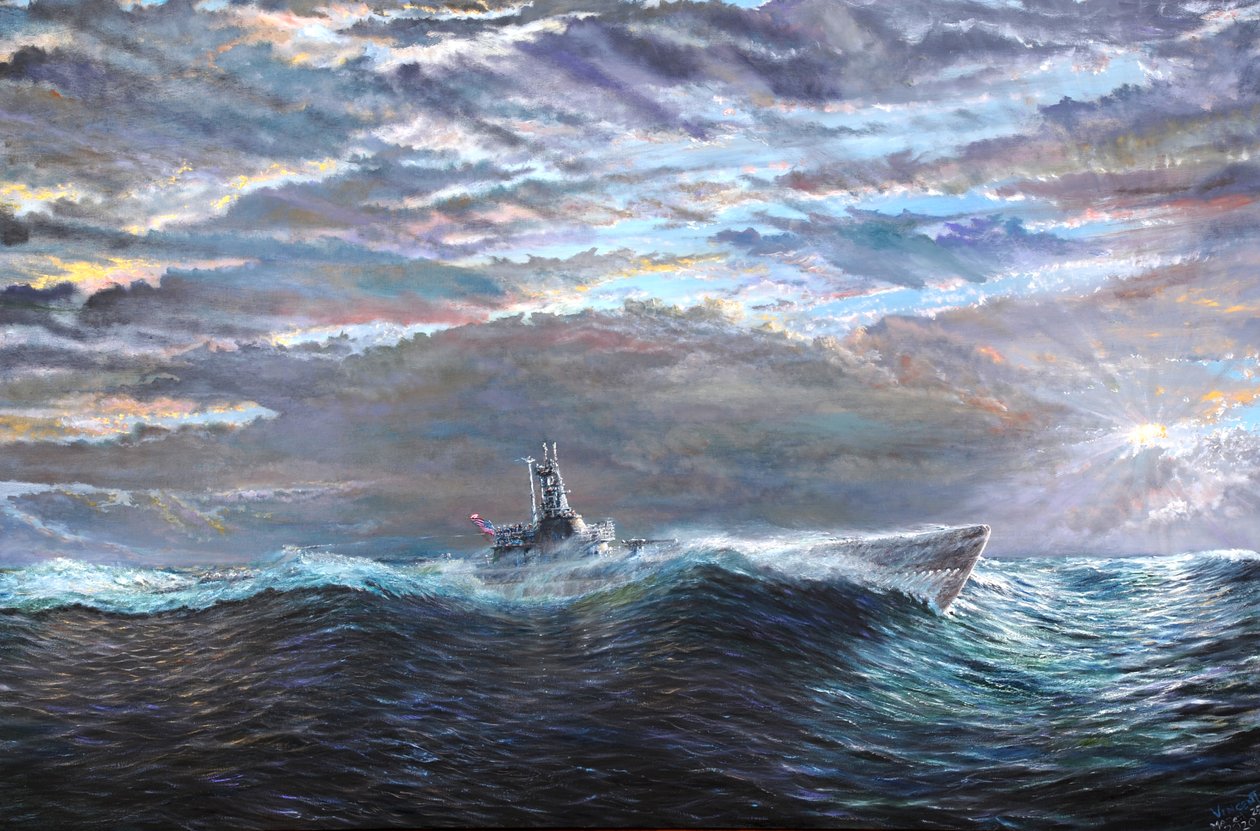 Ascension of USS Puffer 10-17 oktober 1943, 2020 av Vincent Alexander Booth