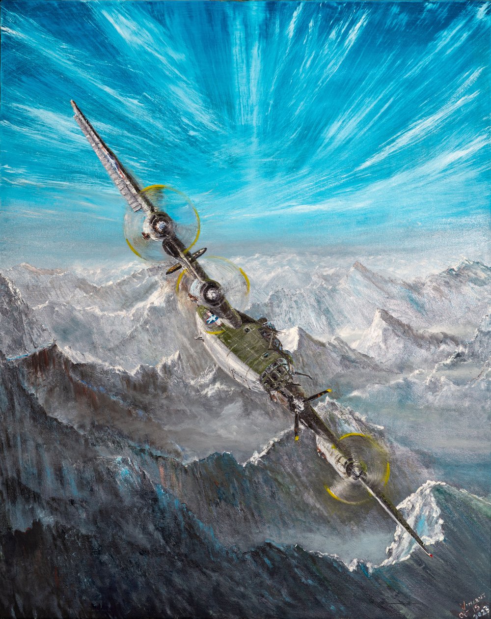 B-24 Liberator schweizisk landning 7, 2023 av Vincent Alexander Booth