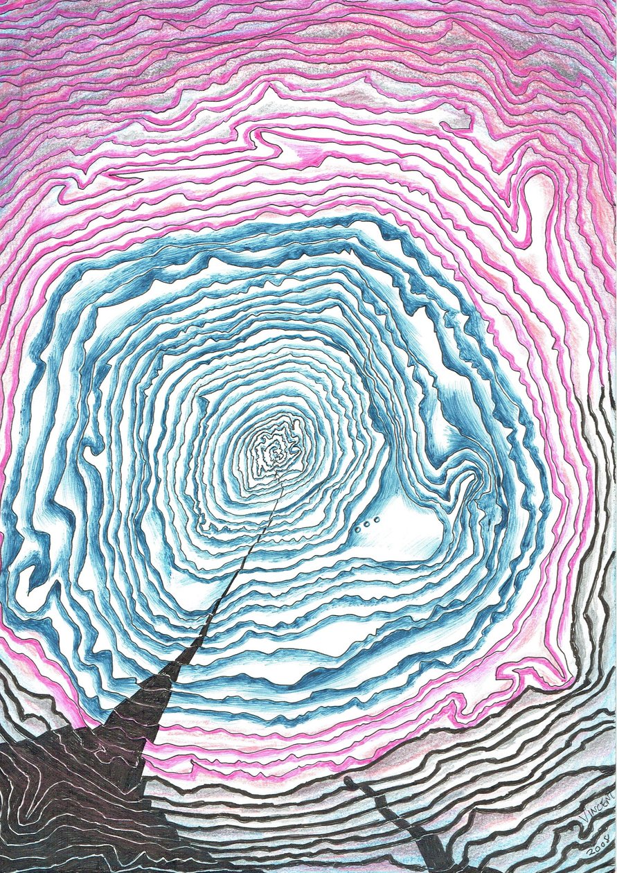 Depth of Spiral, 2008 av Vincent Alexander Booth