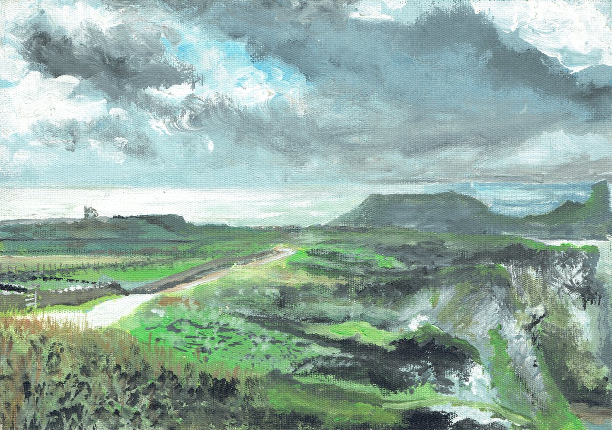 Gower Point, 1991, (akryl på canvastavla) av Vincent Alexander Booth