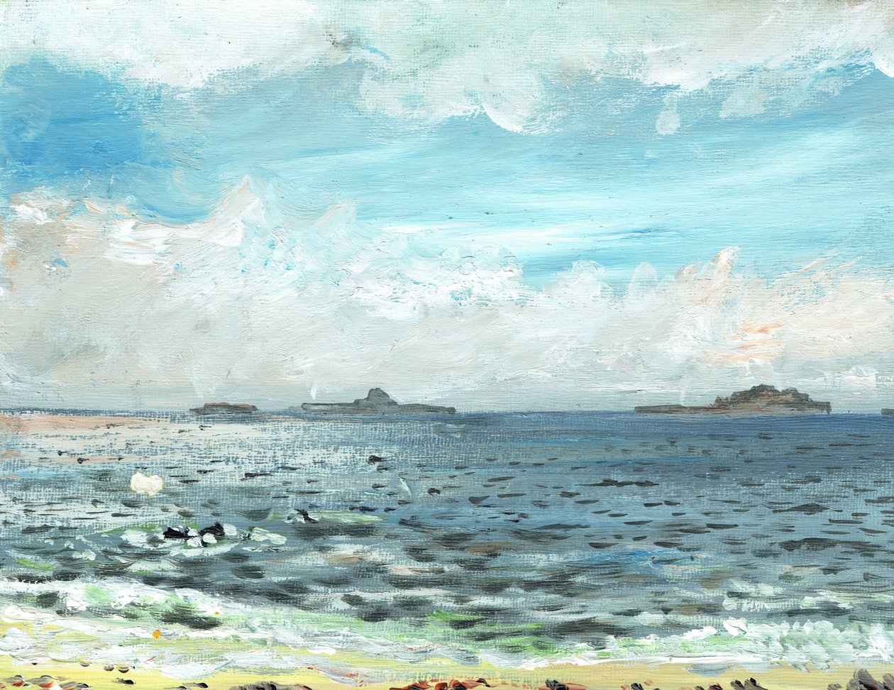 Iona beach, 2007, (akryl på dukskiva) av Vincent Alexander Booth