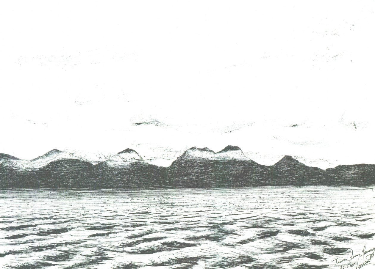 Jura-scen från Ferry, 2005 av Vincent Alexander Booth