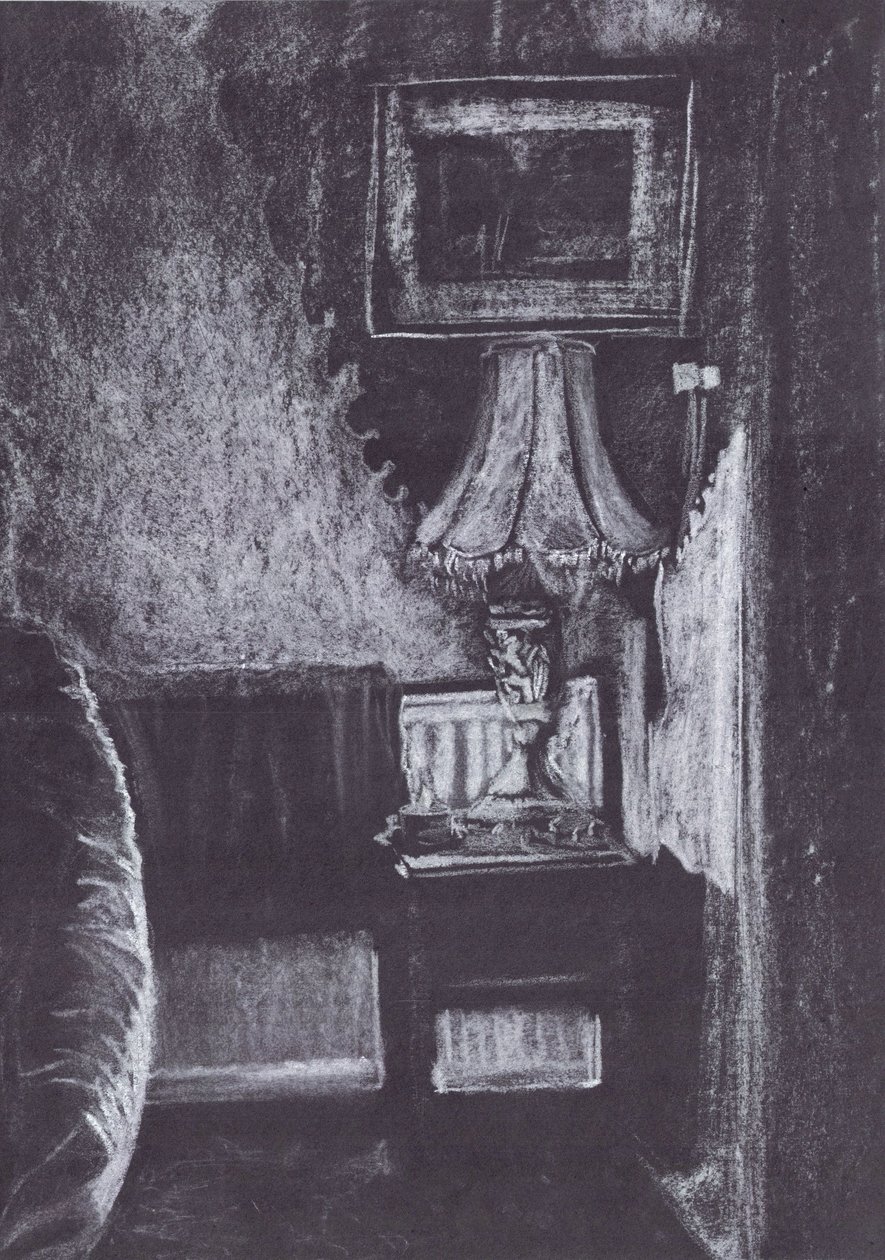 Lampa upplyst av levande ljus av Vincent Alexander Booth