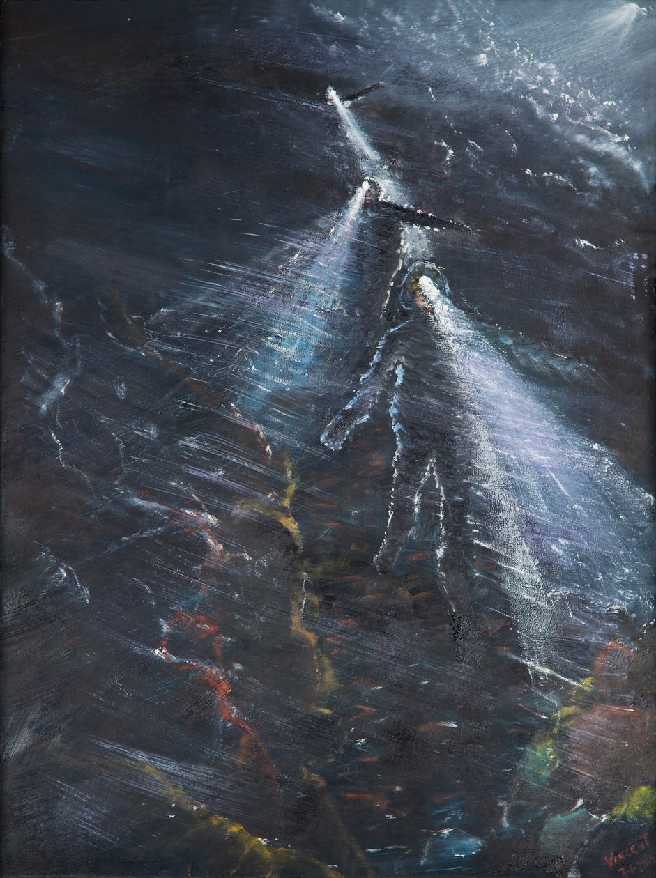 Night run off Blencathera, 2016, av Vincent Alexander Booth