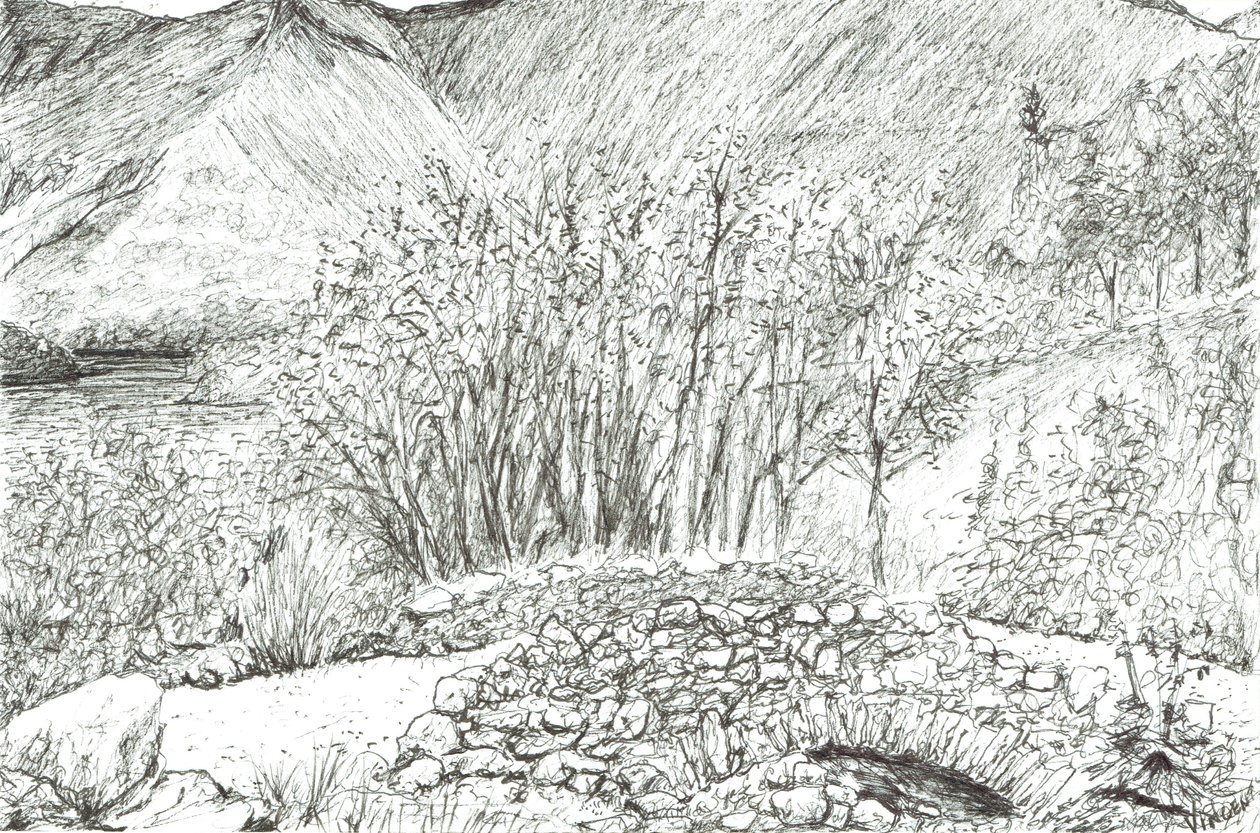 Gammal stenbro i sjödistriktet, 2005 av Vincent Alexander Booth