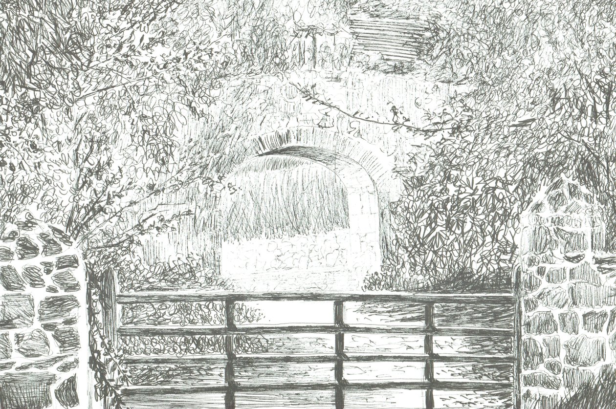 Vägen under valvet Isle of Wight, 2012 av Vincent Alexander Booth