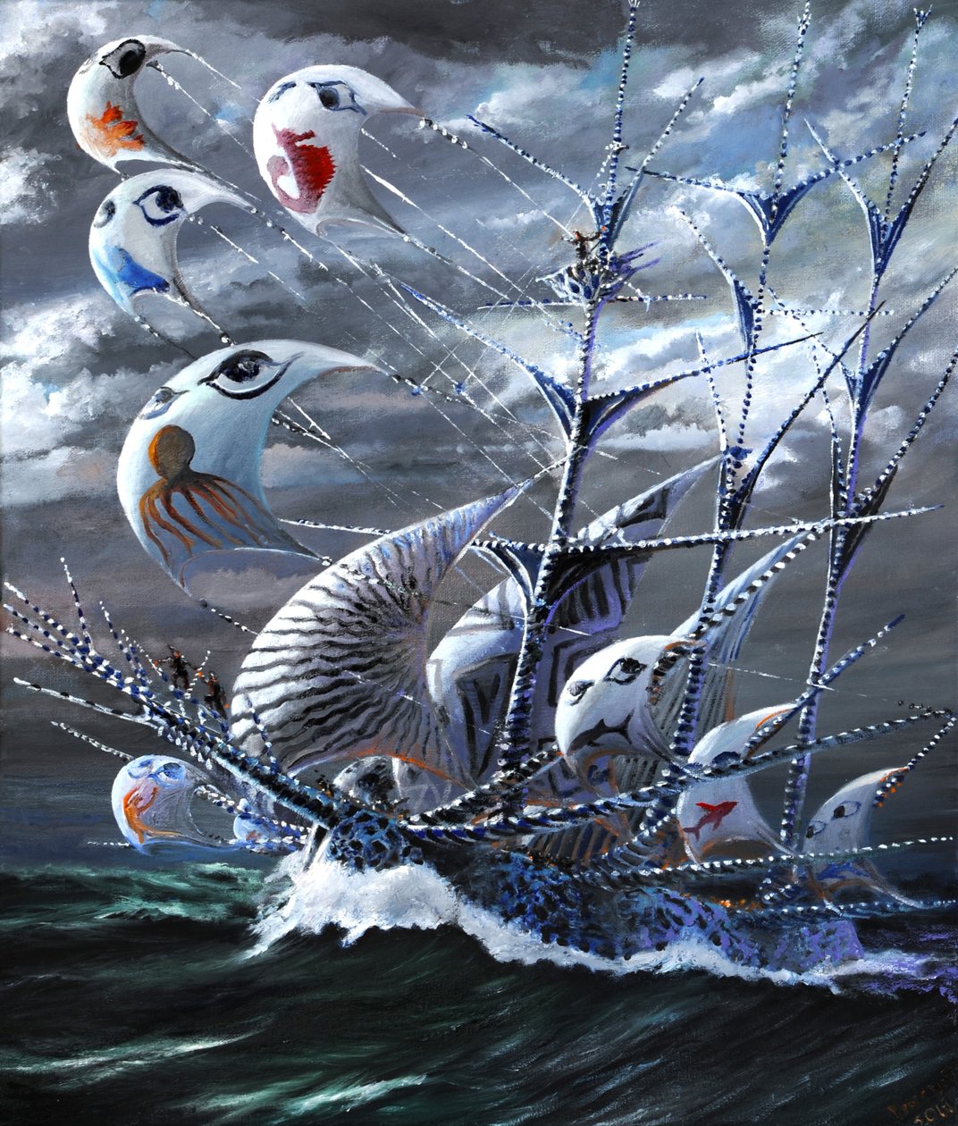Storm Creators Bohai Sea, 2019 av Vincent Alexander Booth