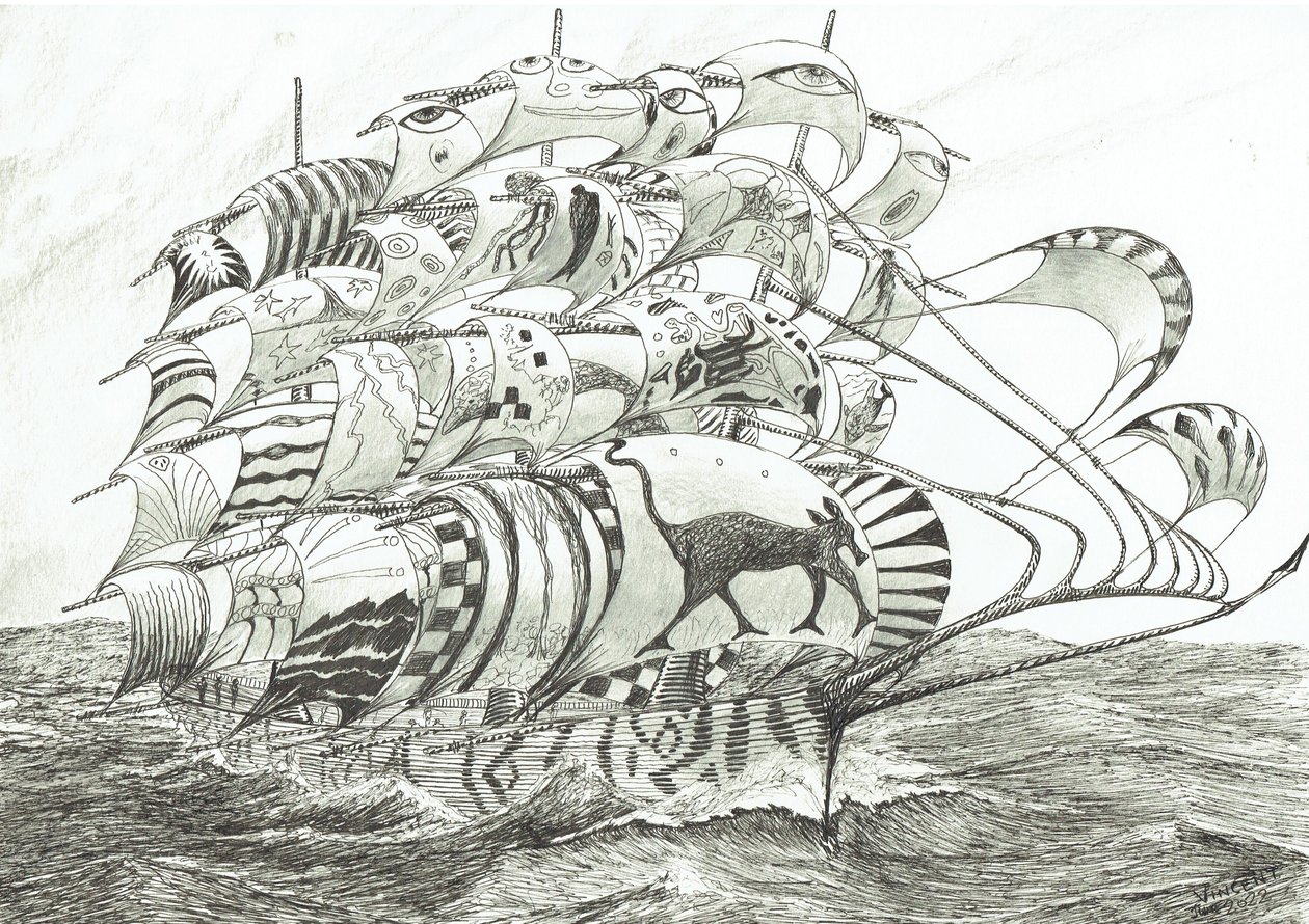 Storm Creators Mui Ka Mau, 2022 av Vincent Alexander Booth