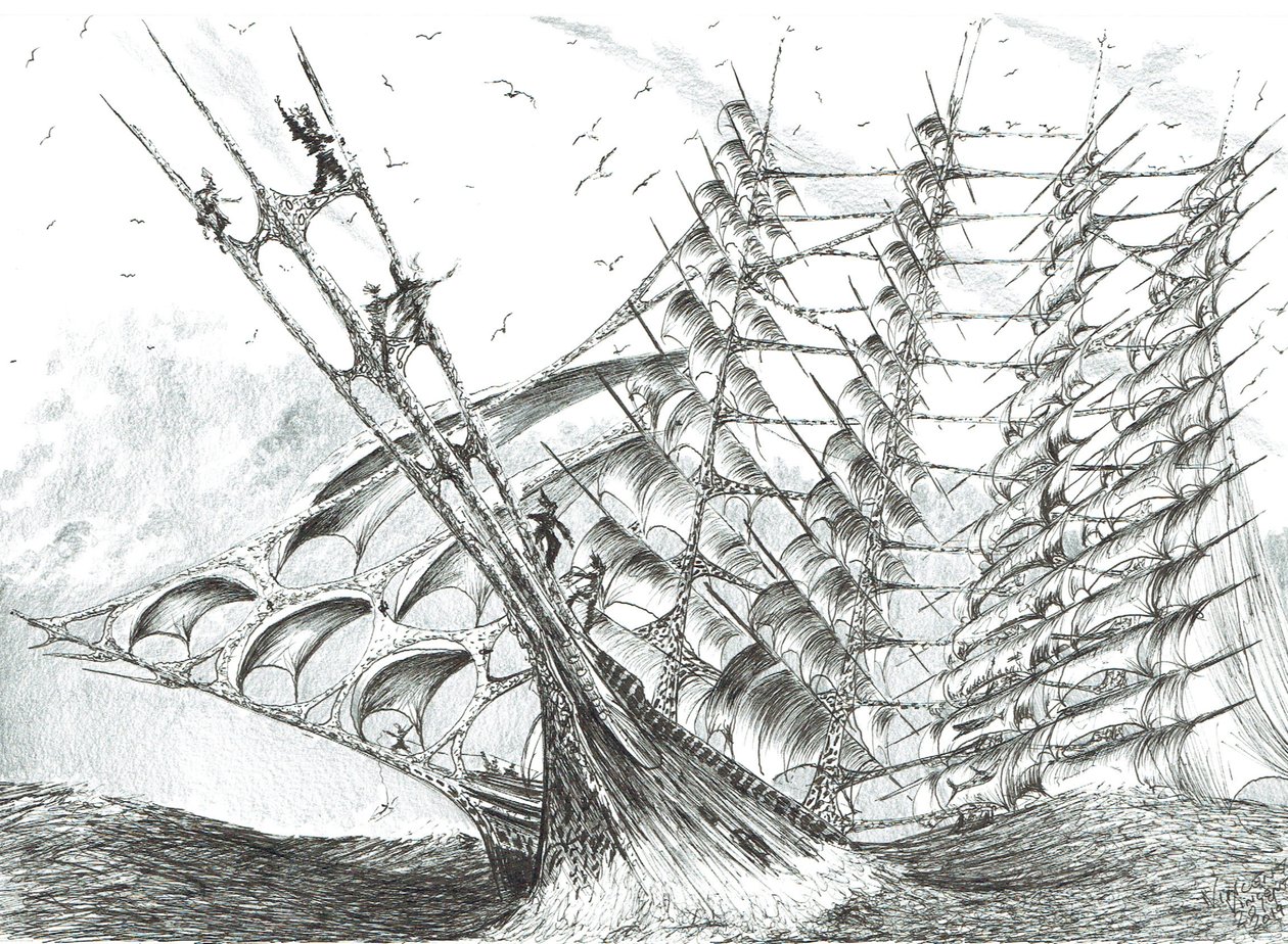 Storm Creators Rescue Yellow Sea, 2019 av Vincent Alexander Booth