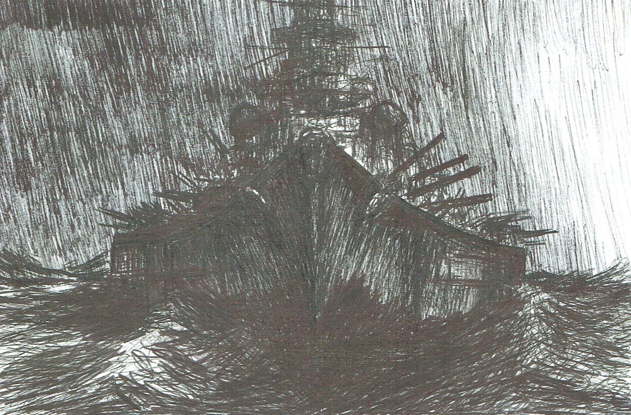Tirpitz i hårt väder 1942, 2004 av Vincent Alexander Booth