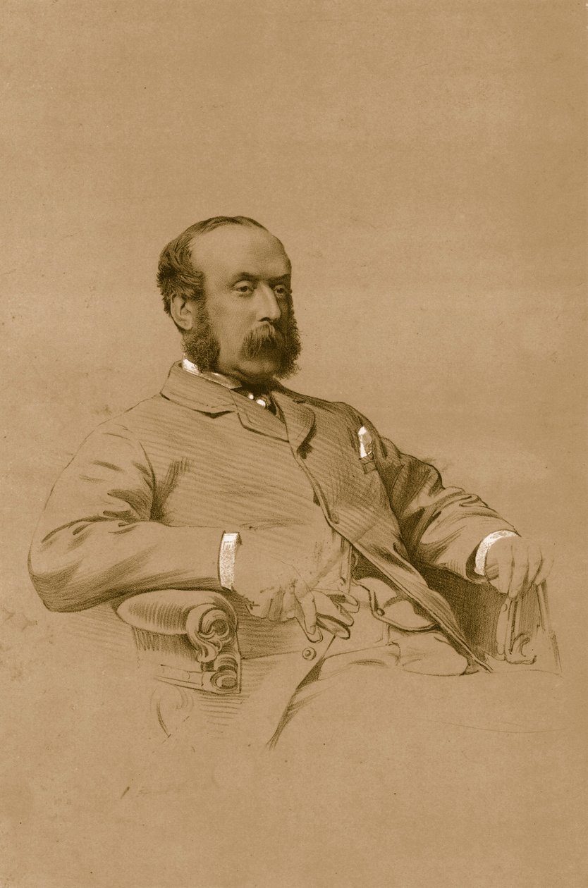 Överste Gunter, 1879. av Vincent Brooks Day and Son
