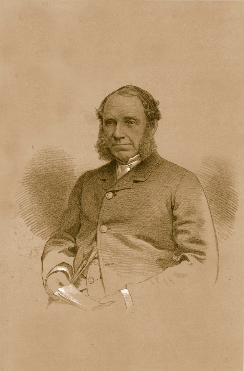 Mr. George Fenwick, 1879. av Vincent Brooks Day and Son
