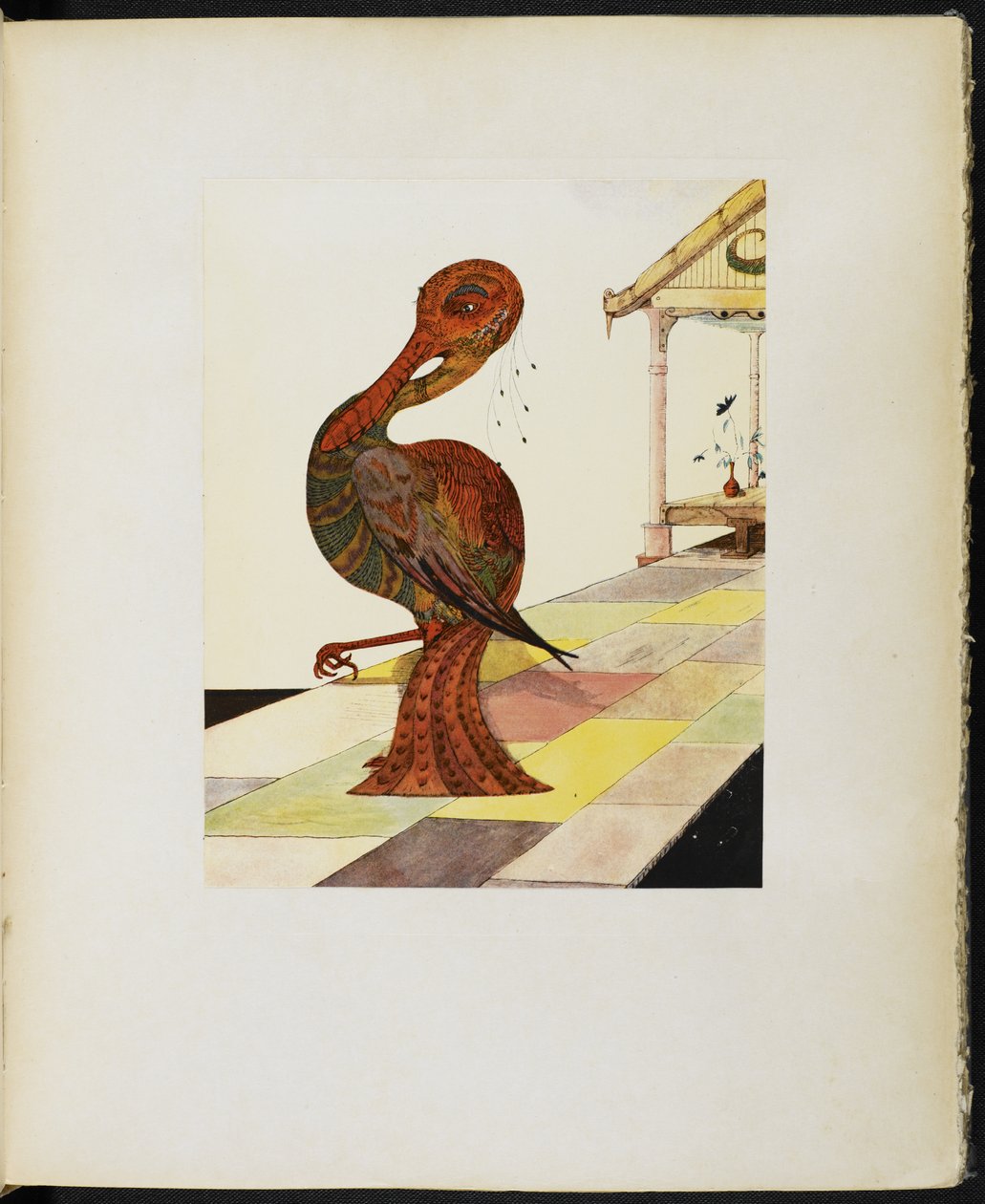 The Wilyou eller Pagoda Bird, från "The Google Book" av Vincent Cartwright Vickers av Vincent Cartwright Vickers