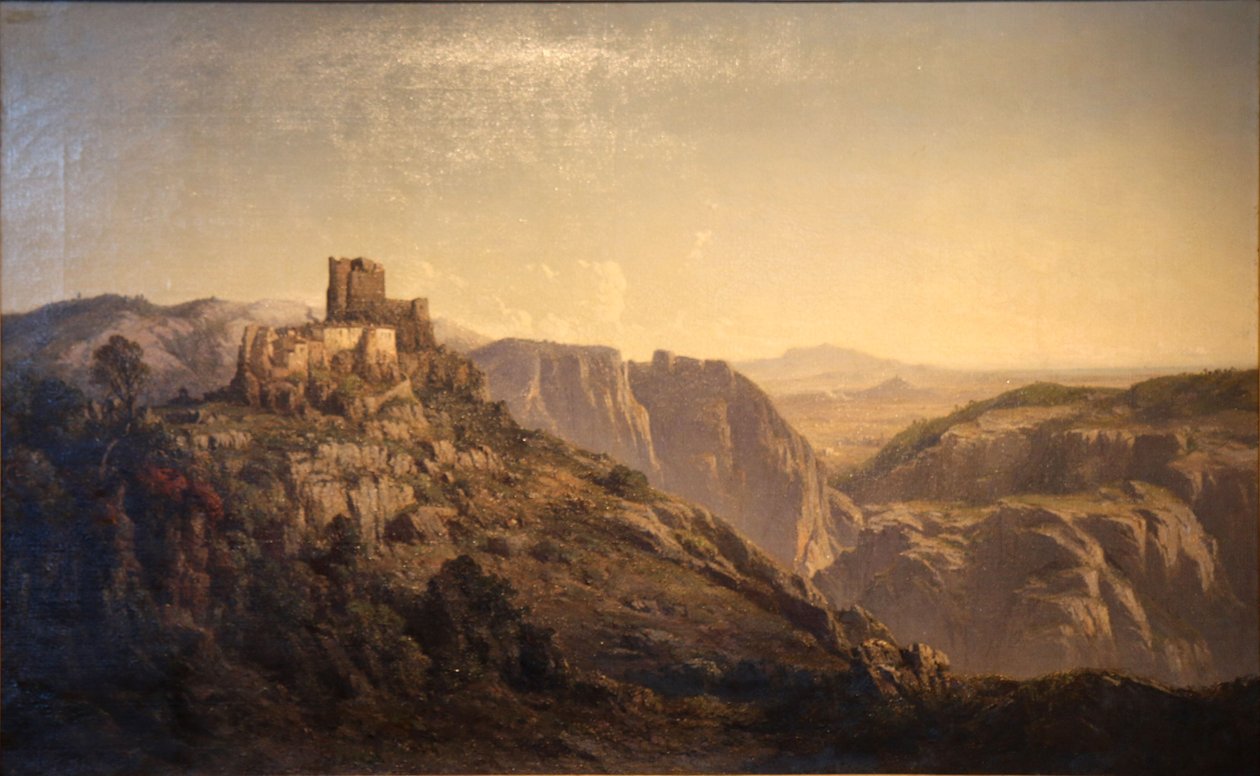 Panoramautsikt över kullarna från Château d