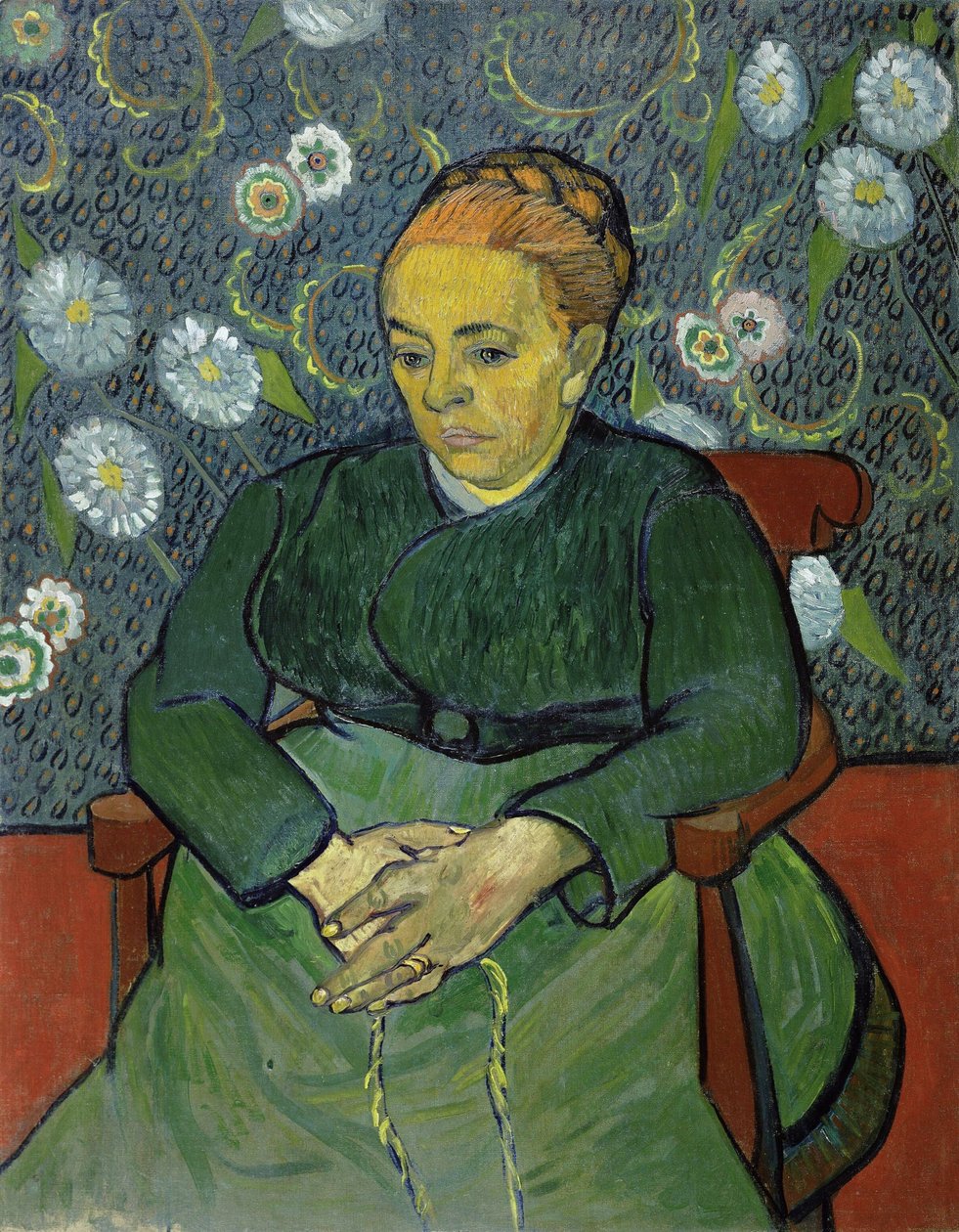 Augustine Roulin Vaggvisan, 1889. av Vincent van Gogh