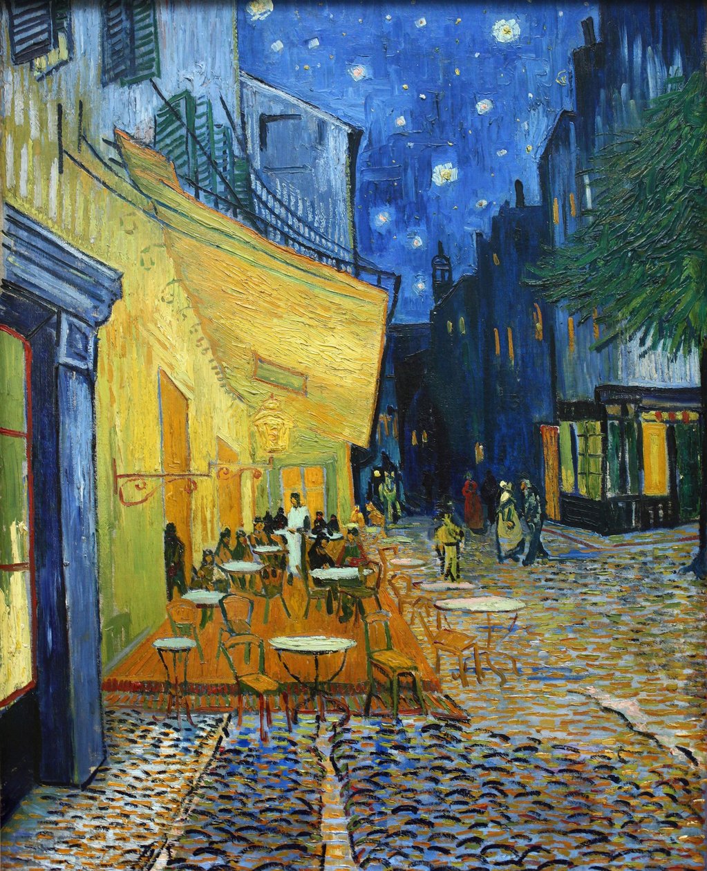 Caféterrass på natten Caféterrass på natten, 1888. av Vincent van Gogh