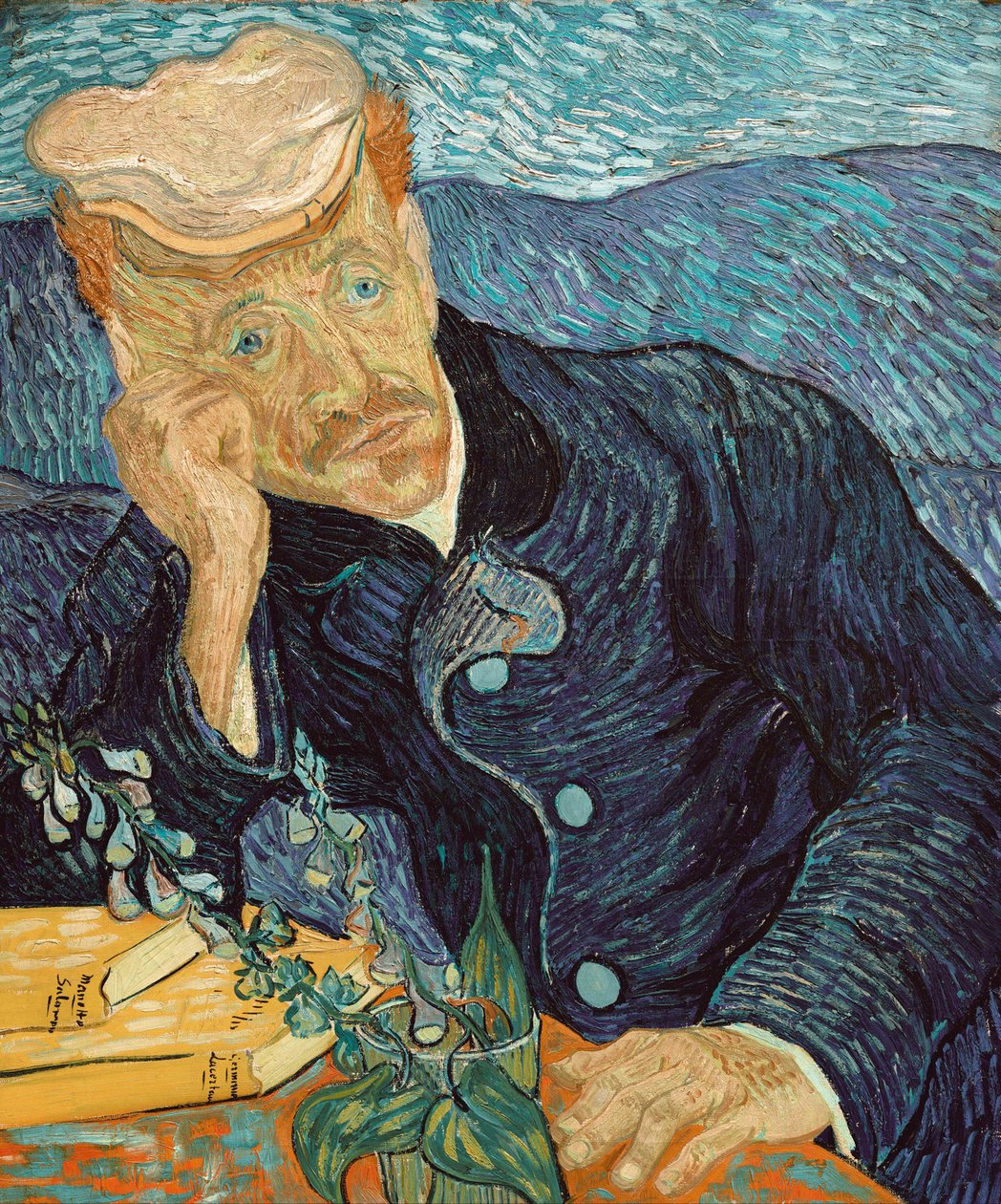 Porträtt av Dr Paul Gachet, 1890. av Vincent van Gogh