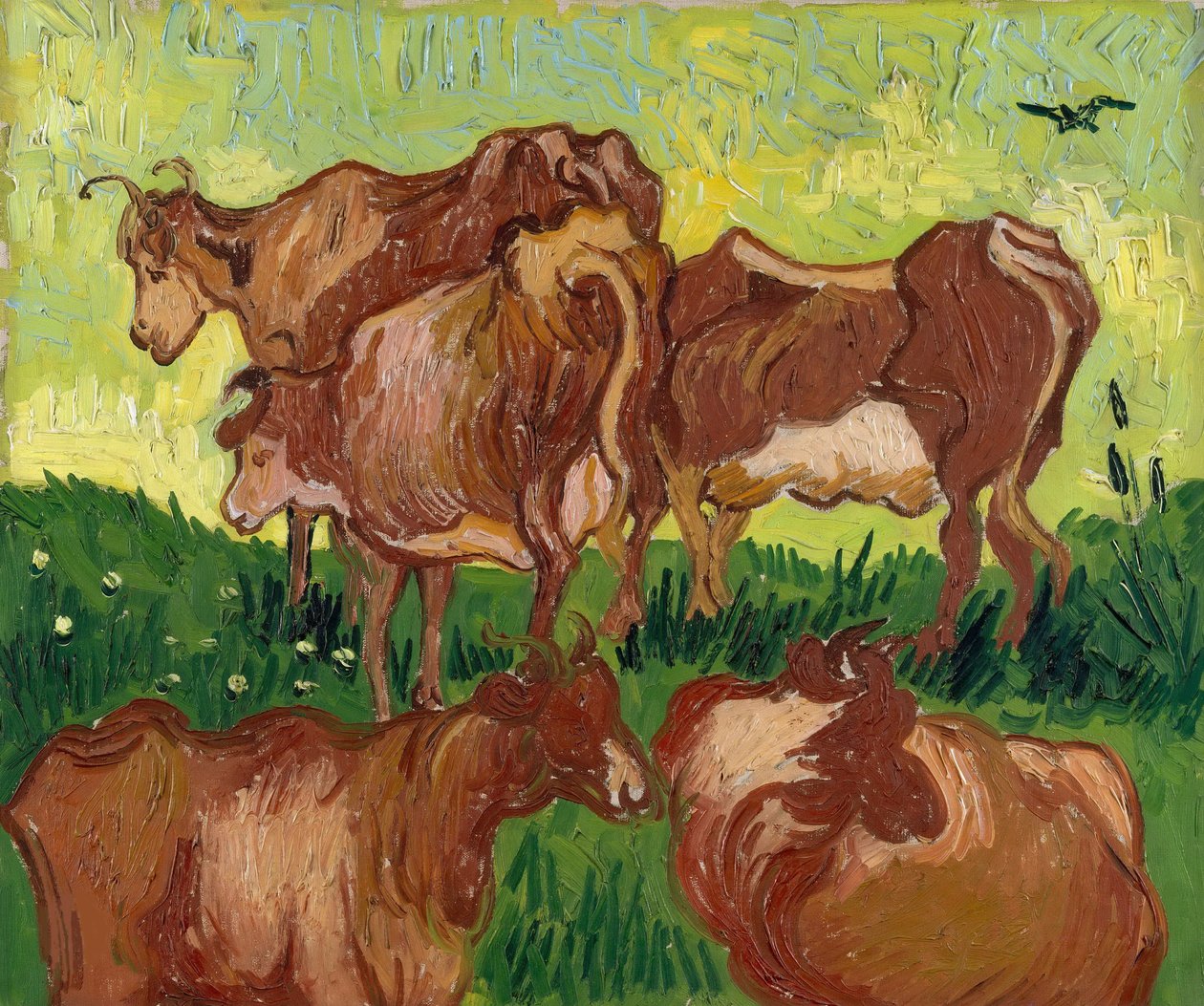 Korna efter Jacob Jordaens, 1890. av Vincent van Gogh