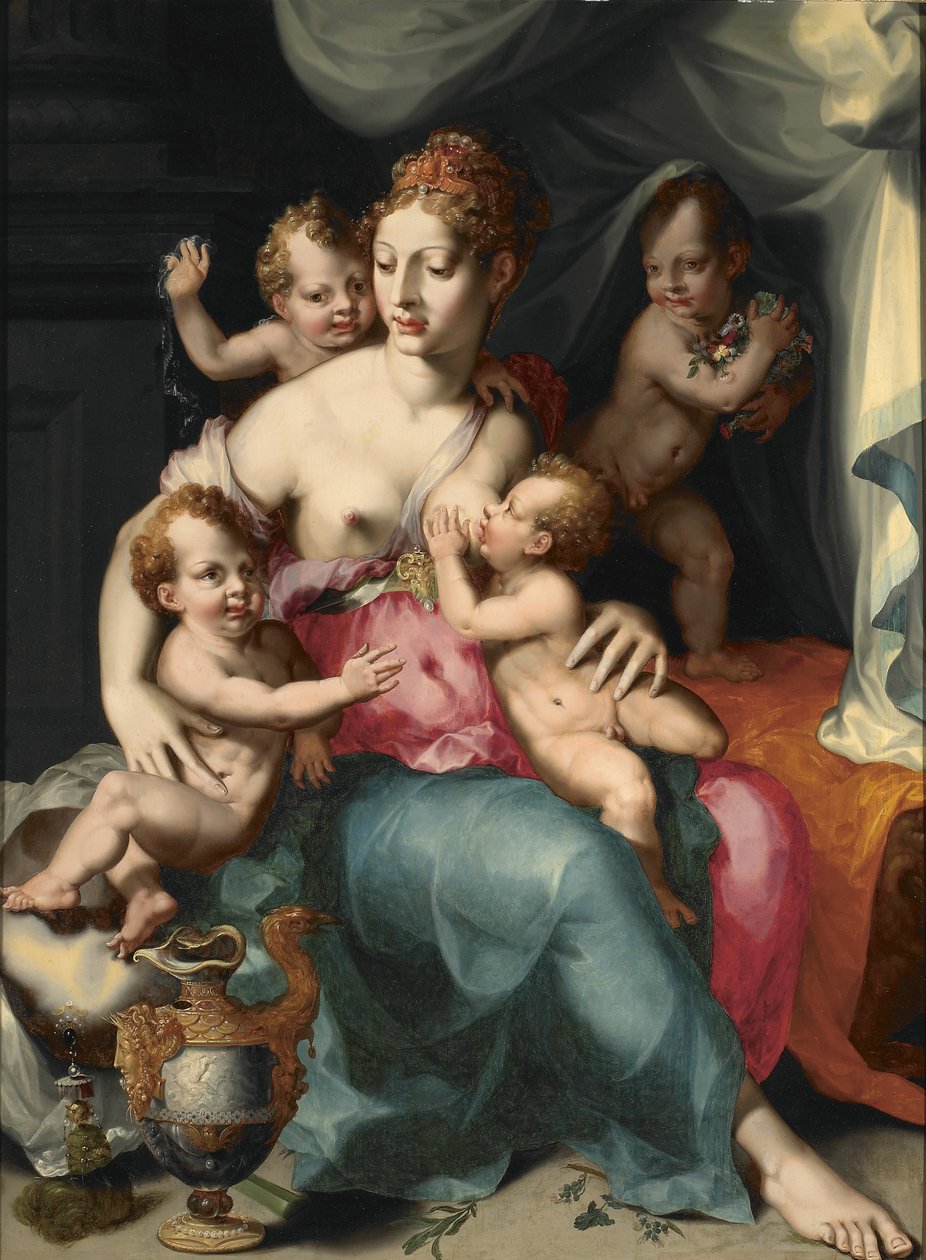 Caritas, 1540. av Vincent Sellaer