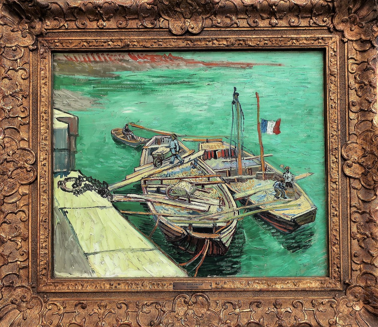1888 van Gogh Rhonebarken av Vincent van Gogh