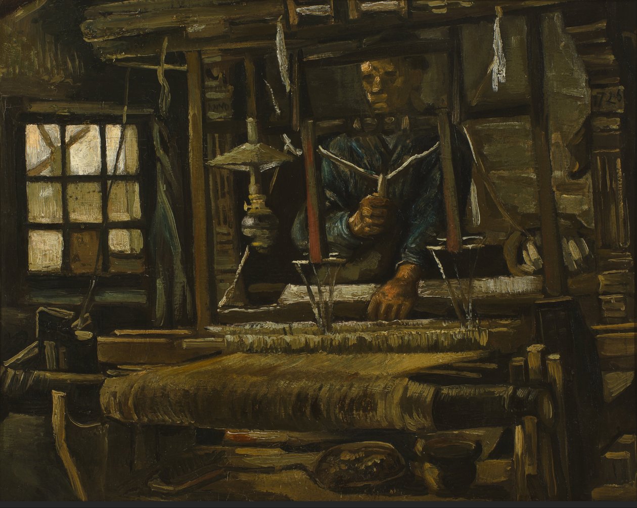 En vävares stuga av Vincent van Gogh