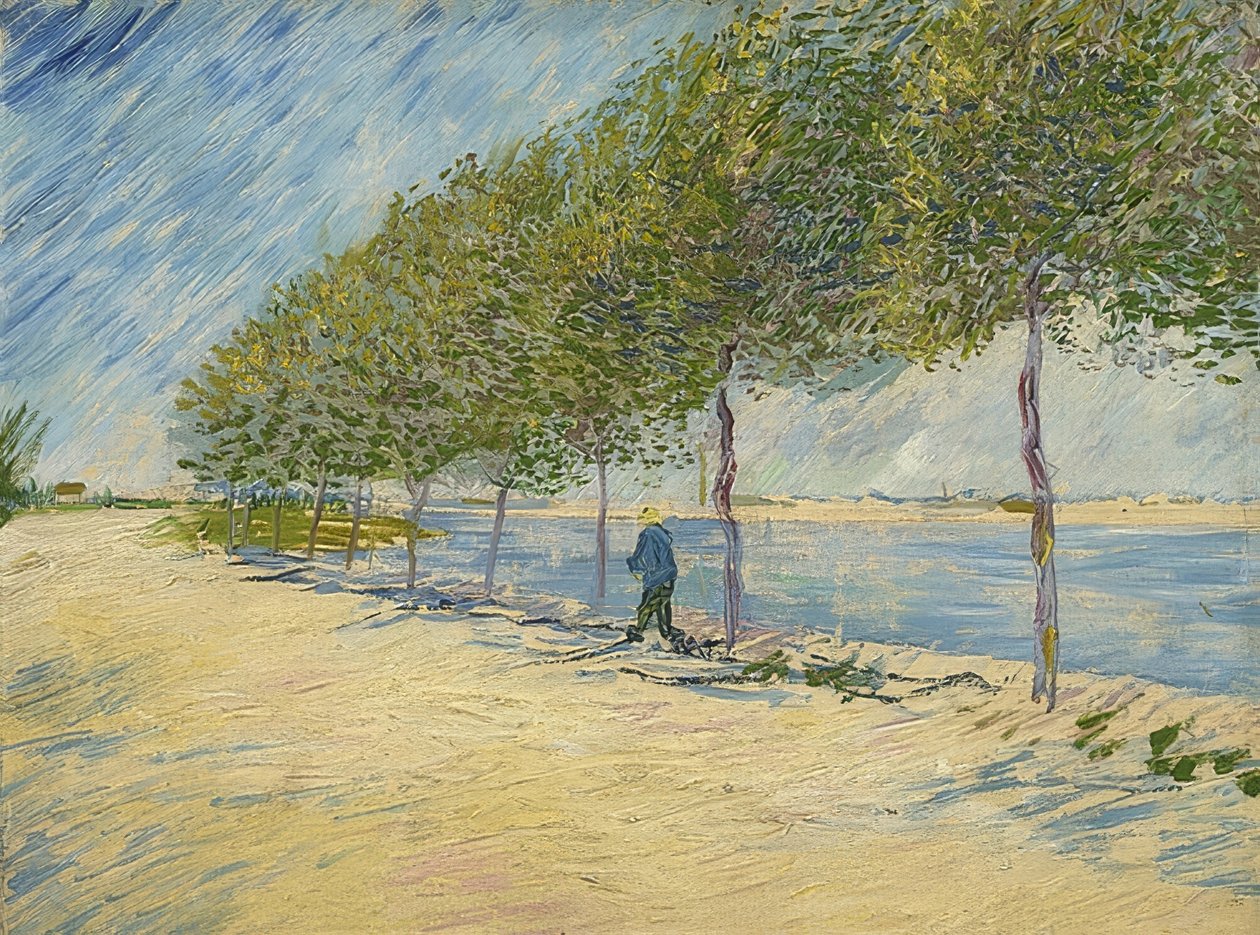 På Seine. 1887 av Vincent van Gogh