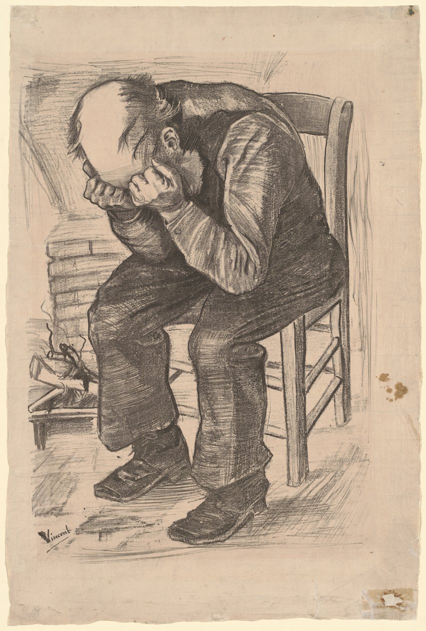 Vid evighetens port av Vincent van Gogh