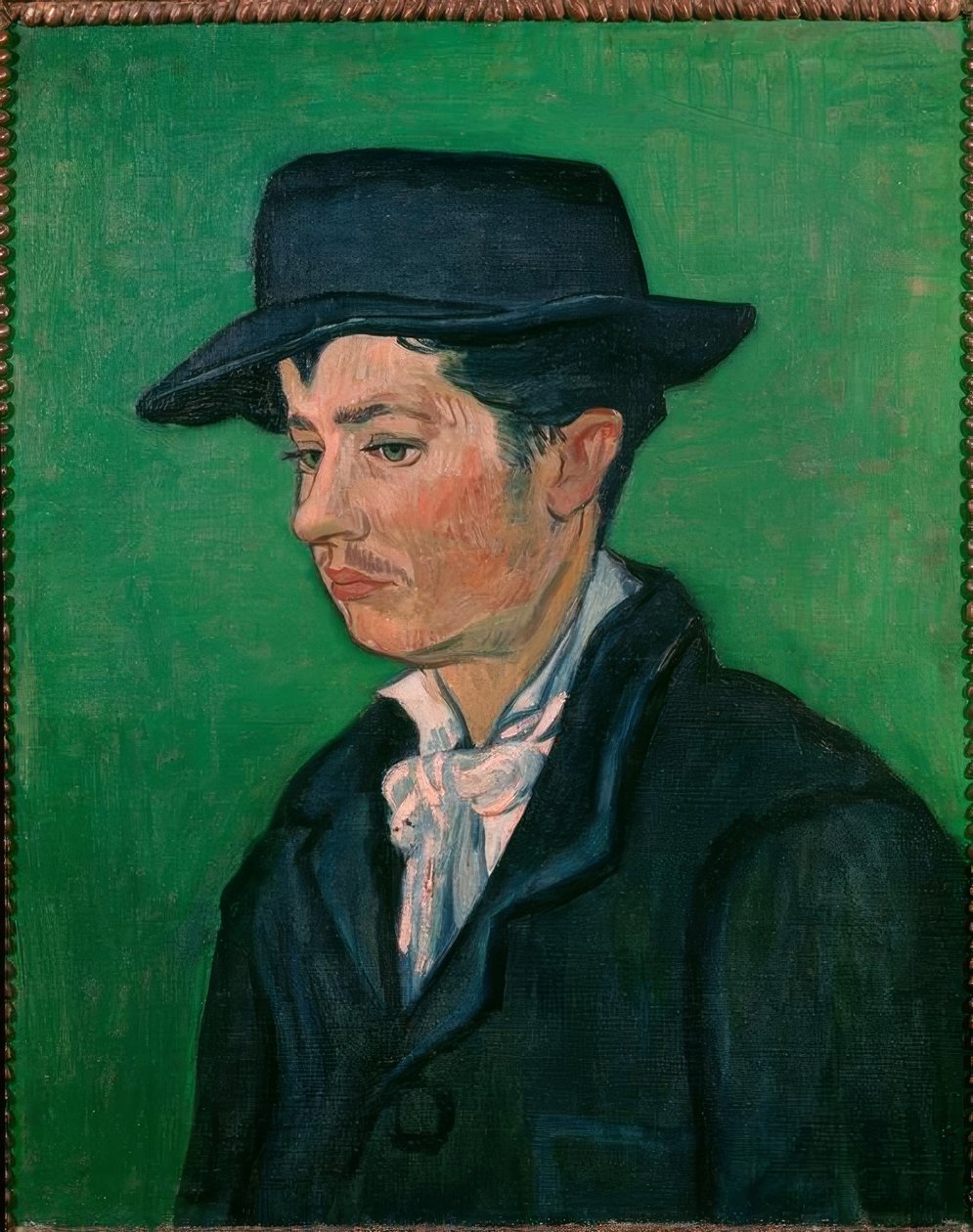 Porträtt av Armand Roulin av Vincent van Gogh