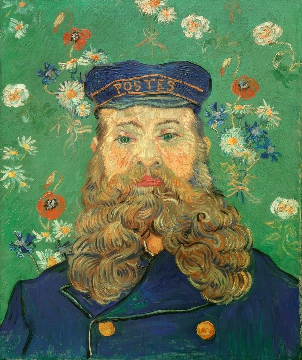 Porträtt av Joseph Roulin av Vincent van Gogh
