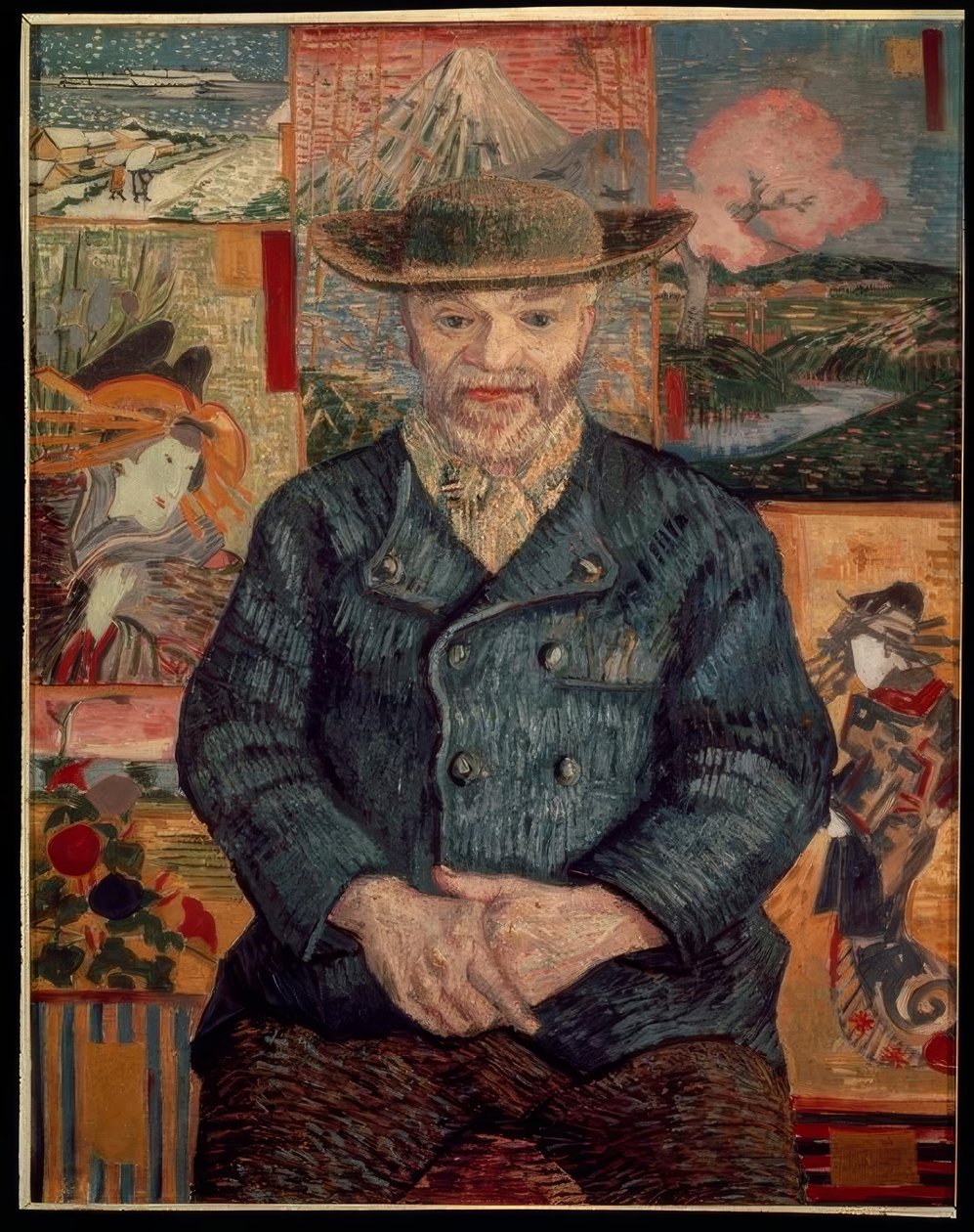 Porträtt av Pere Tanguy av Vincent van Gogh