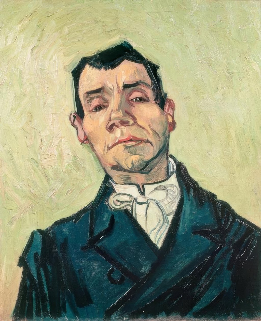 Porträtt av en man av Vincent van Gogh