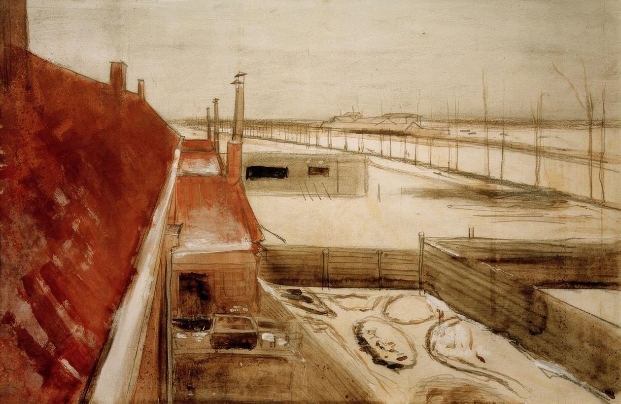 Utsikt från konstnärens ateljé i Haag av Vincent van Gogh