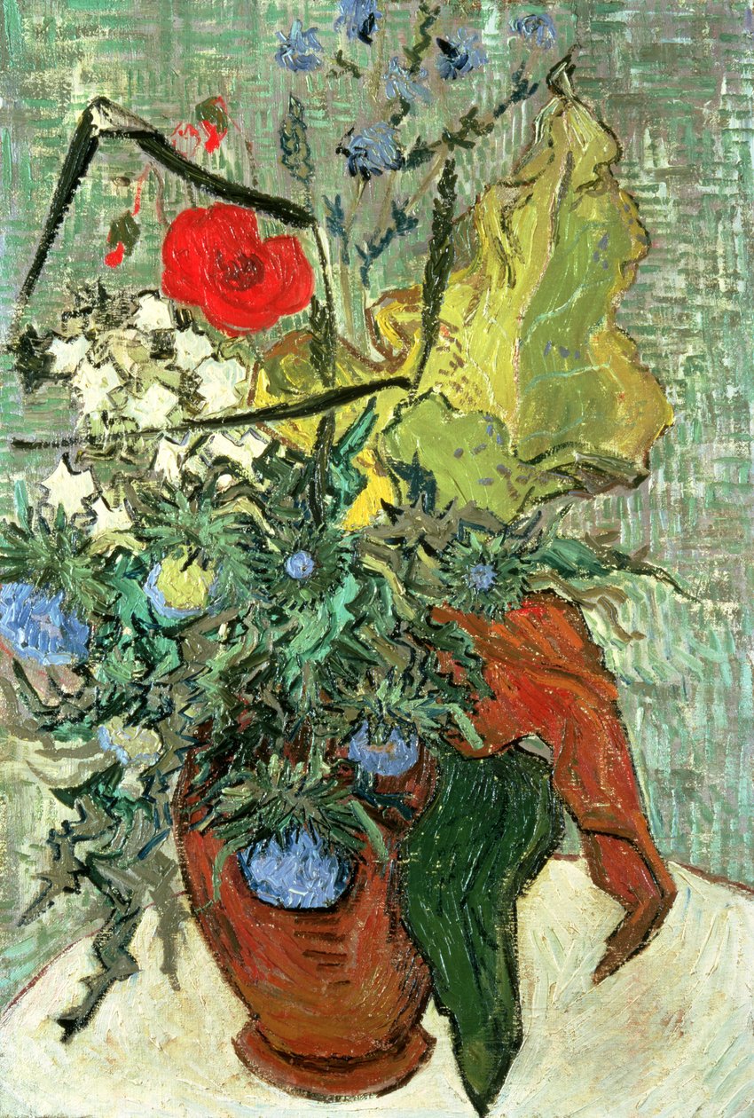 Bukett vilda blommor av Vincent van Gogh