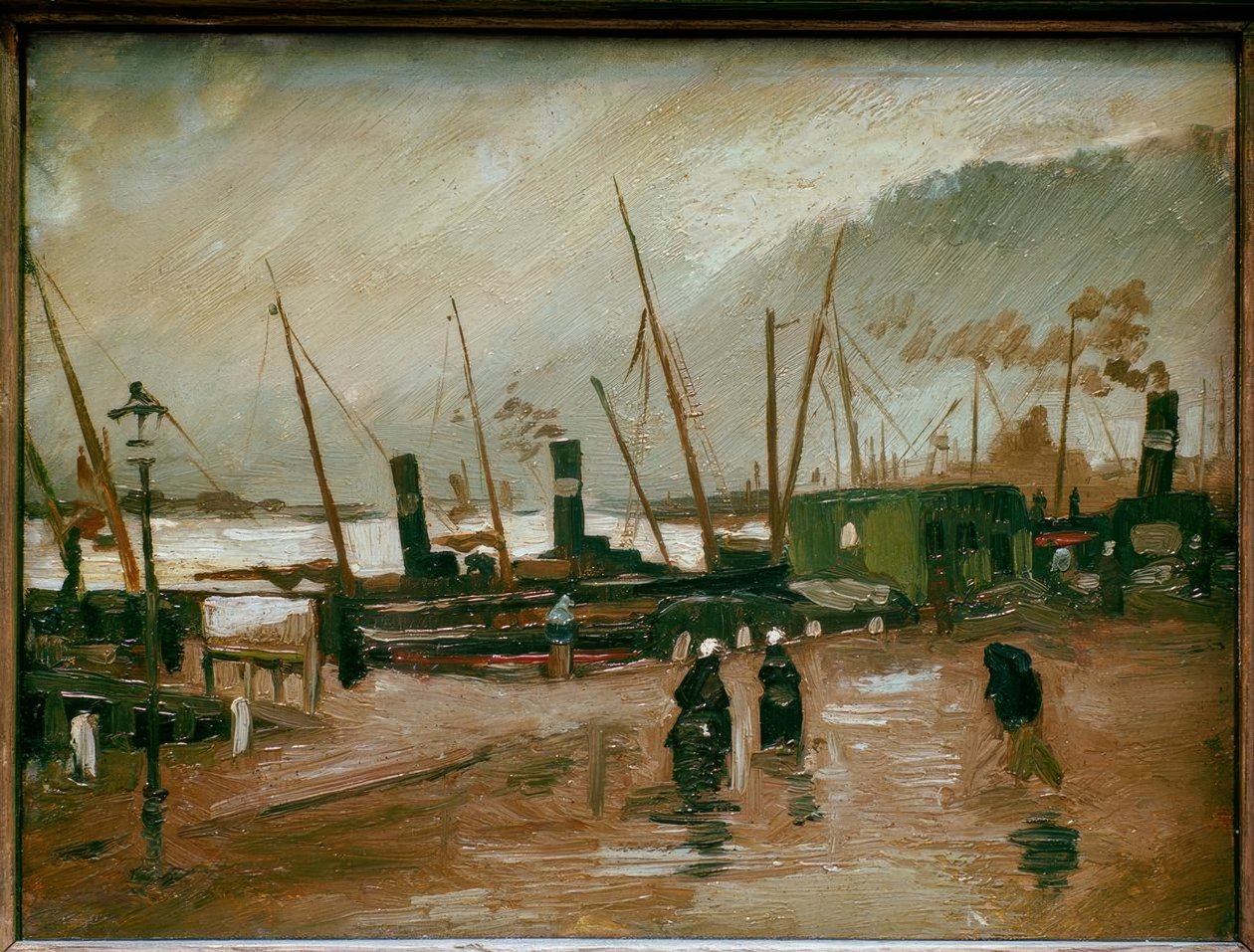 Ruijterkade i Amsterdam av Vincent van Gogh
