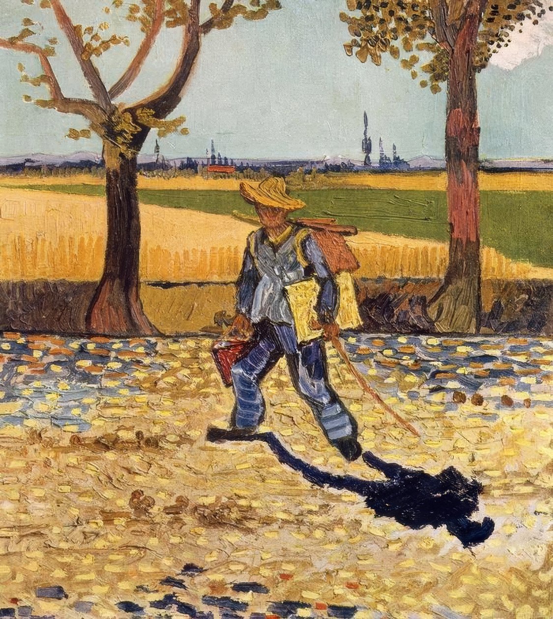 Målaren på väg till jobbet av Vincent van Gogh