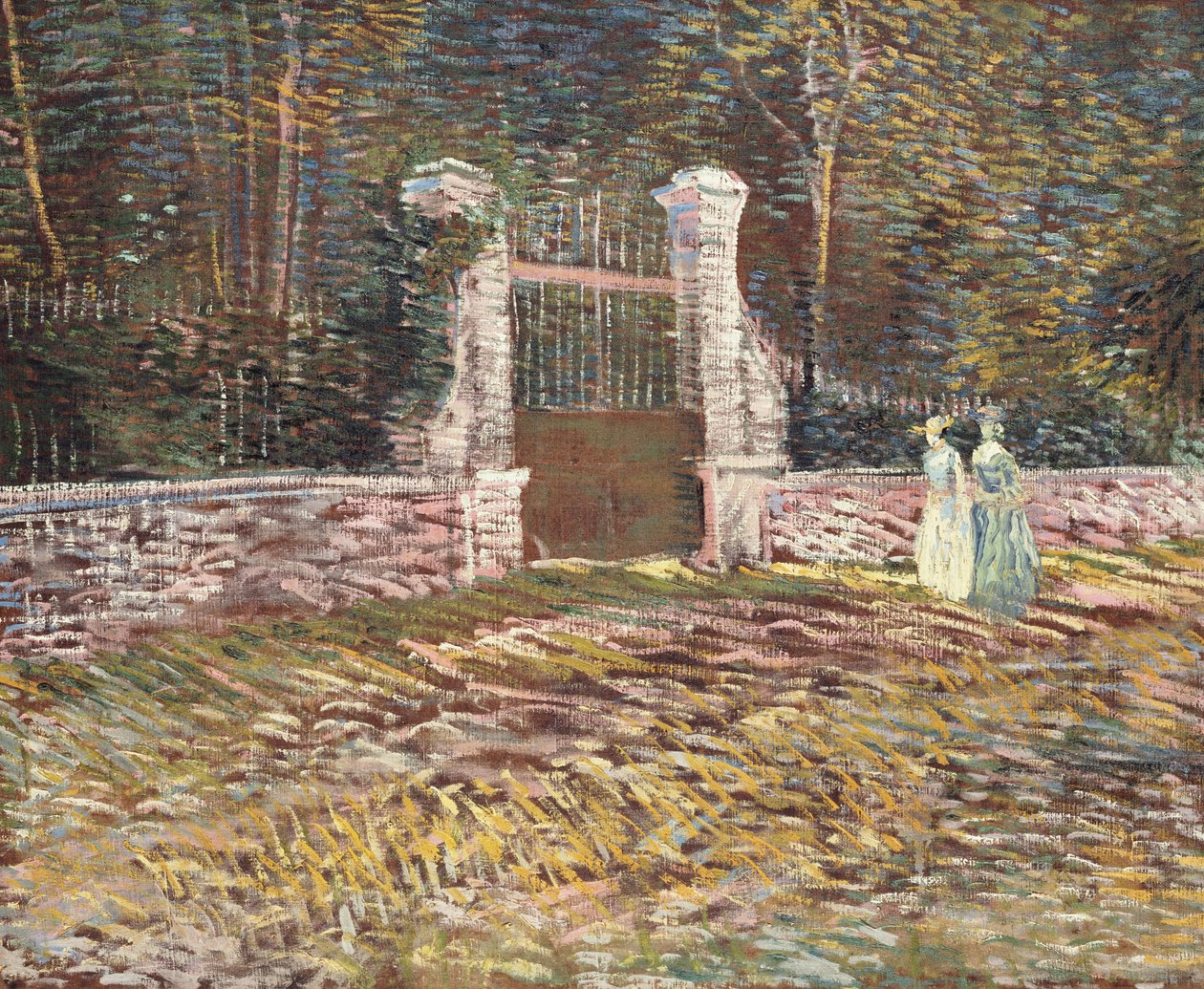 Ingången till Voyer-d"Argenson-parken i Asnières, 1887 av Vincent van Gogh