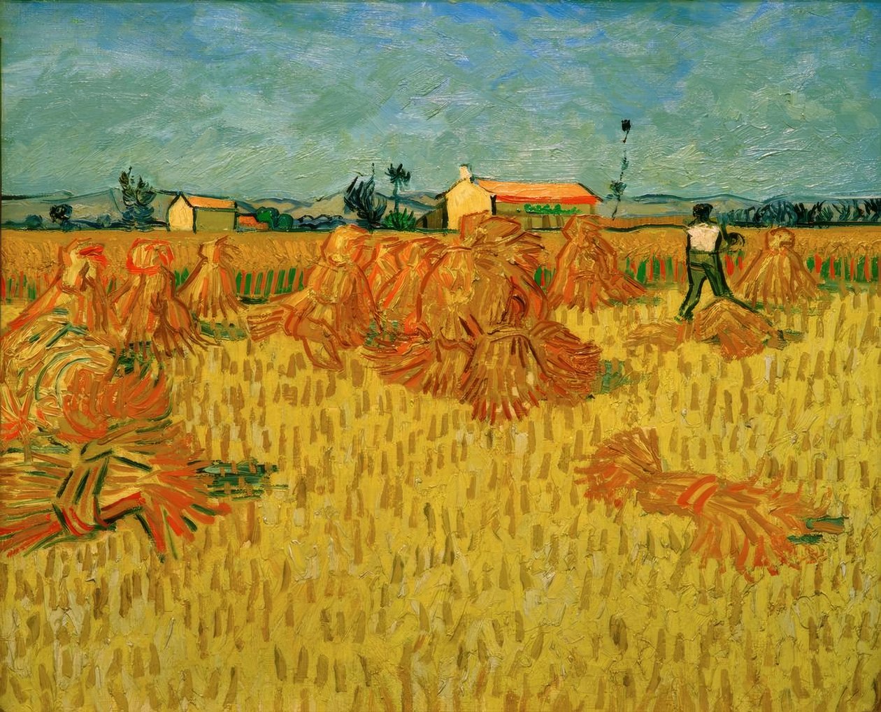 Skörd i Provence av Vincent van Gogh