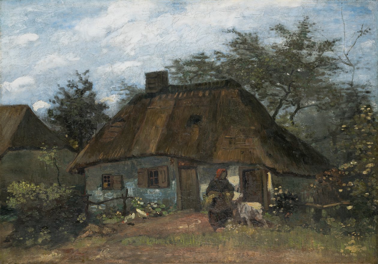 Bondgård i Nuenen av Vincent van Gogh