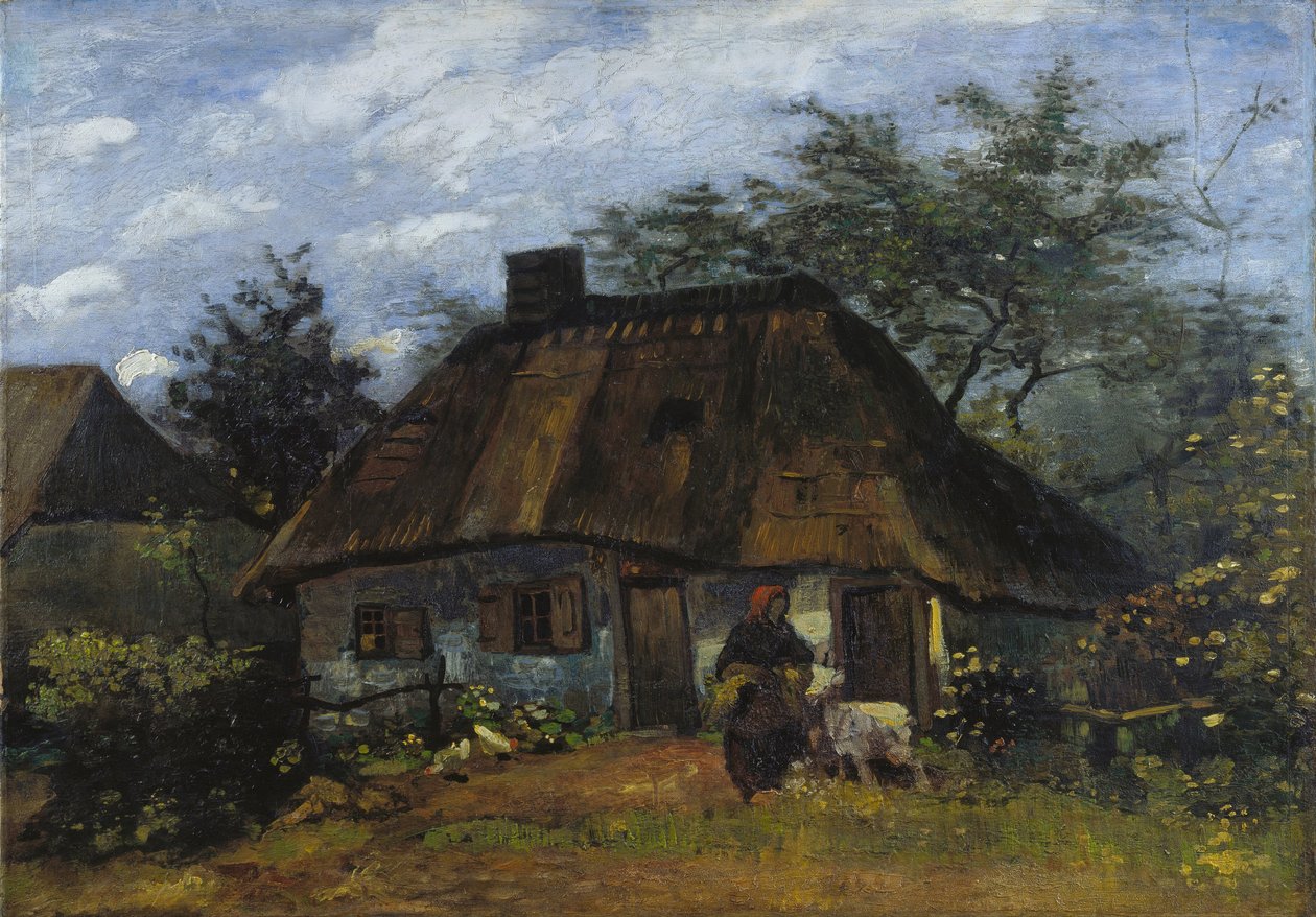 Bondgård i Nuenen La Chaumiere av Vincent van Gogh