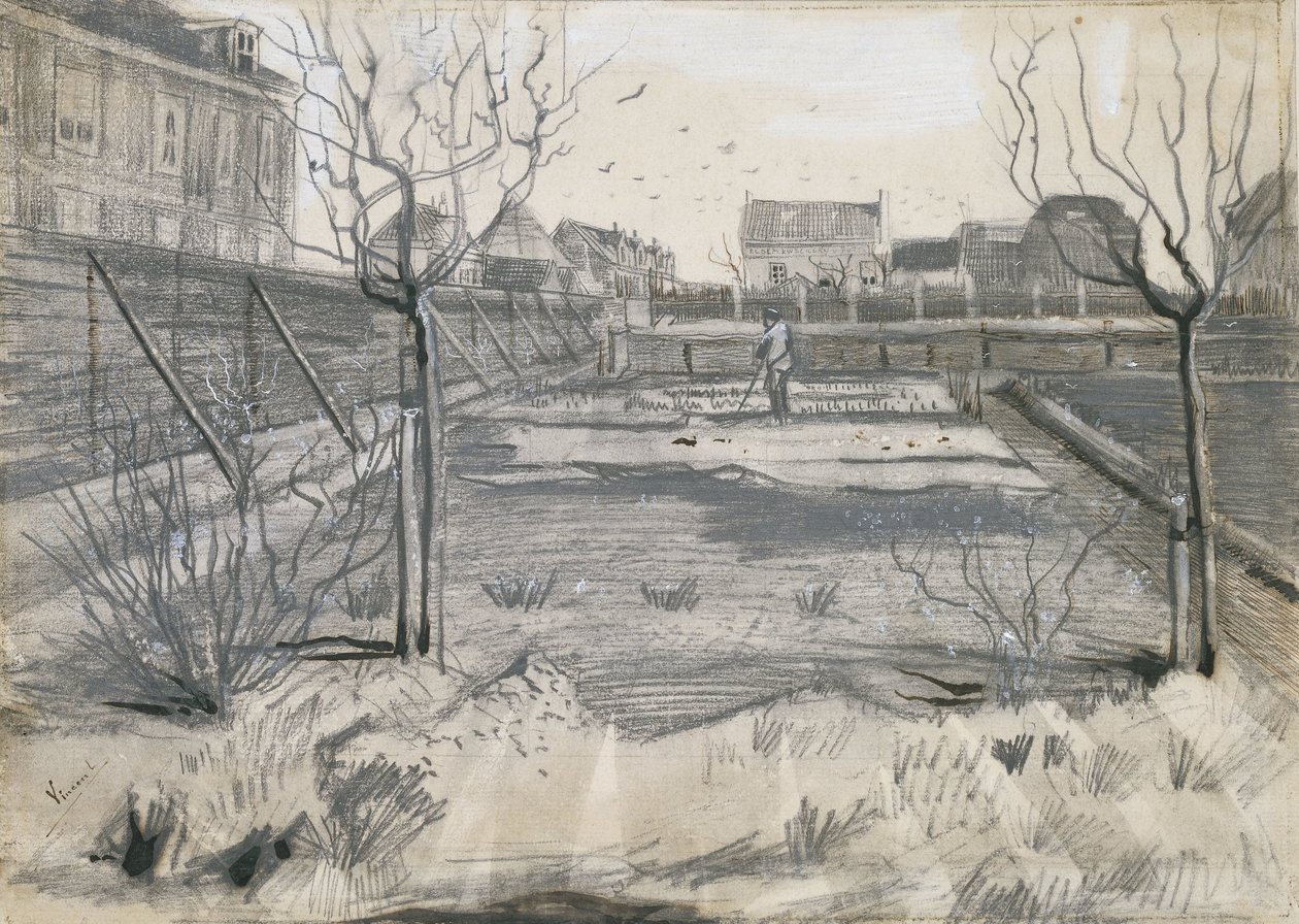 Flower Nursery på Schenkweg i Haag av Vincent van Gogh