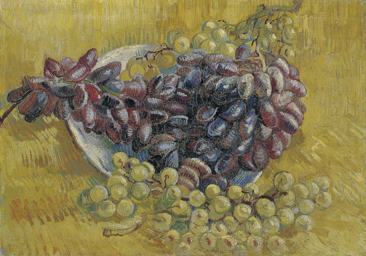 Druvor av Gogh, Vincent, van (1853-1890). Olja på duk, storlek: 33x46,3 av Vincent van Gogh