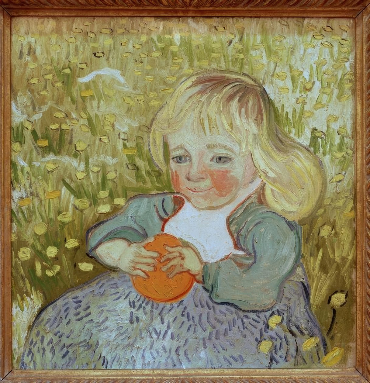 Det orange barnet av Vincent van Gogh