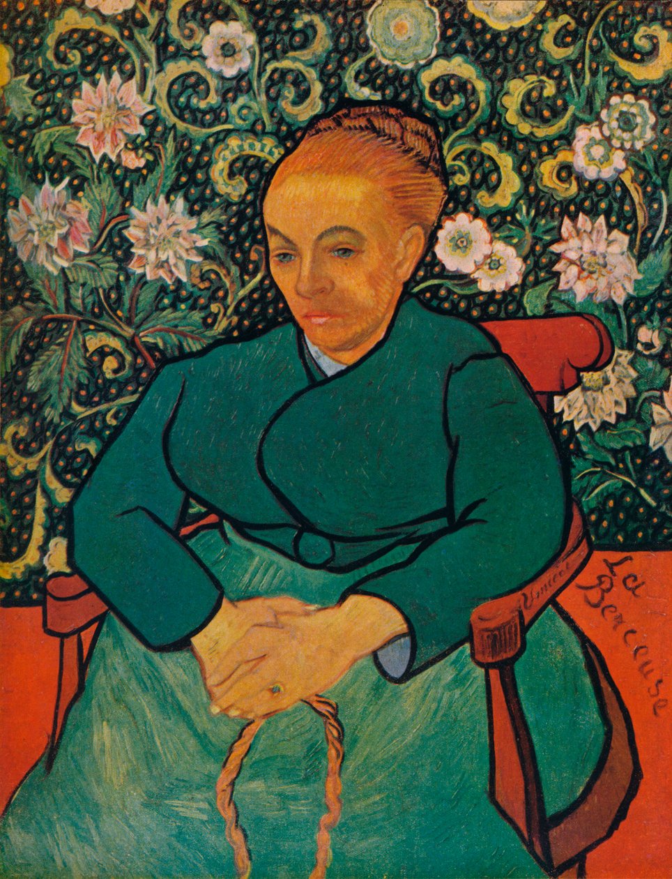 Lullaby Portrait of Madame Roulin, 1889 av Vincent van Gogh
