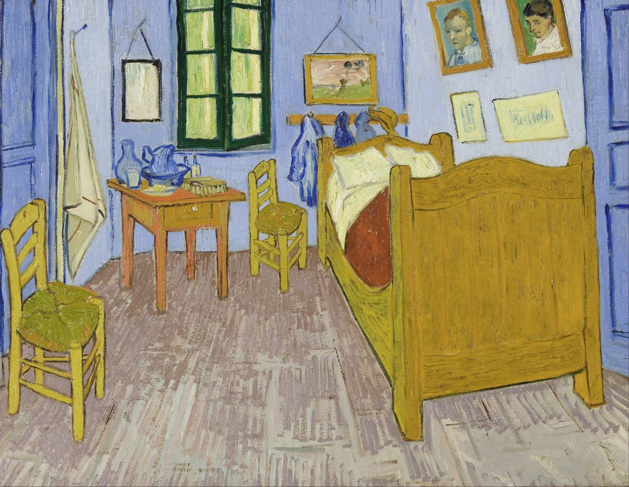 Van Goghs sovrum i Arles av Vincent van Gogh