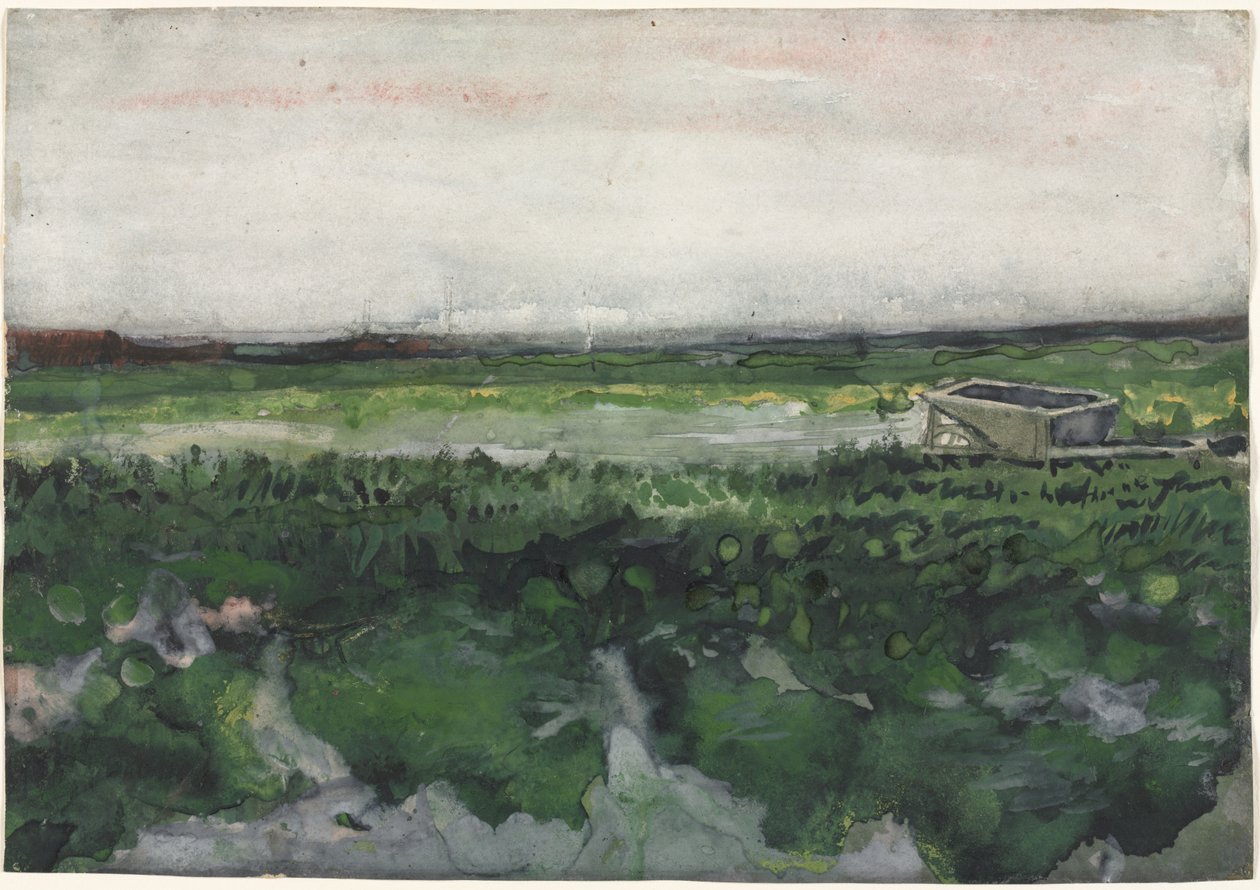 Landskap med skottkärra av Vincent van Gogh