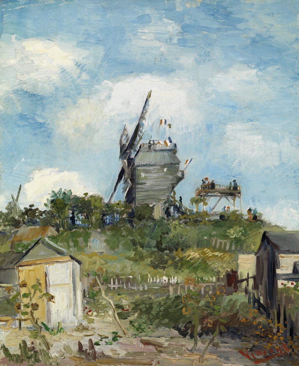 The Blute-Fin Mill, Montmartre av Vincent van Gogh