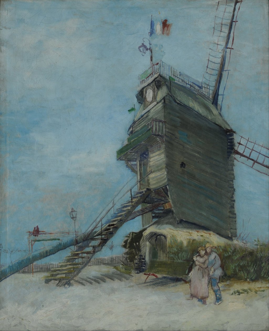 Moulin de la Galette, Montmartre, Paris, ca 1886-87 (olja på duk) av Vincent van Gogh